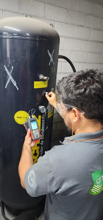 Inspeção de vaso de pressão conforme NR-13