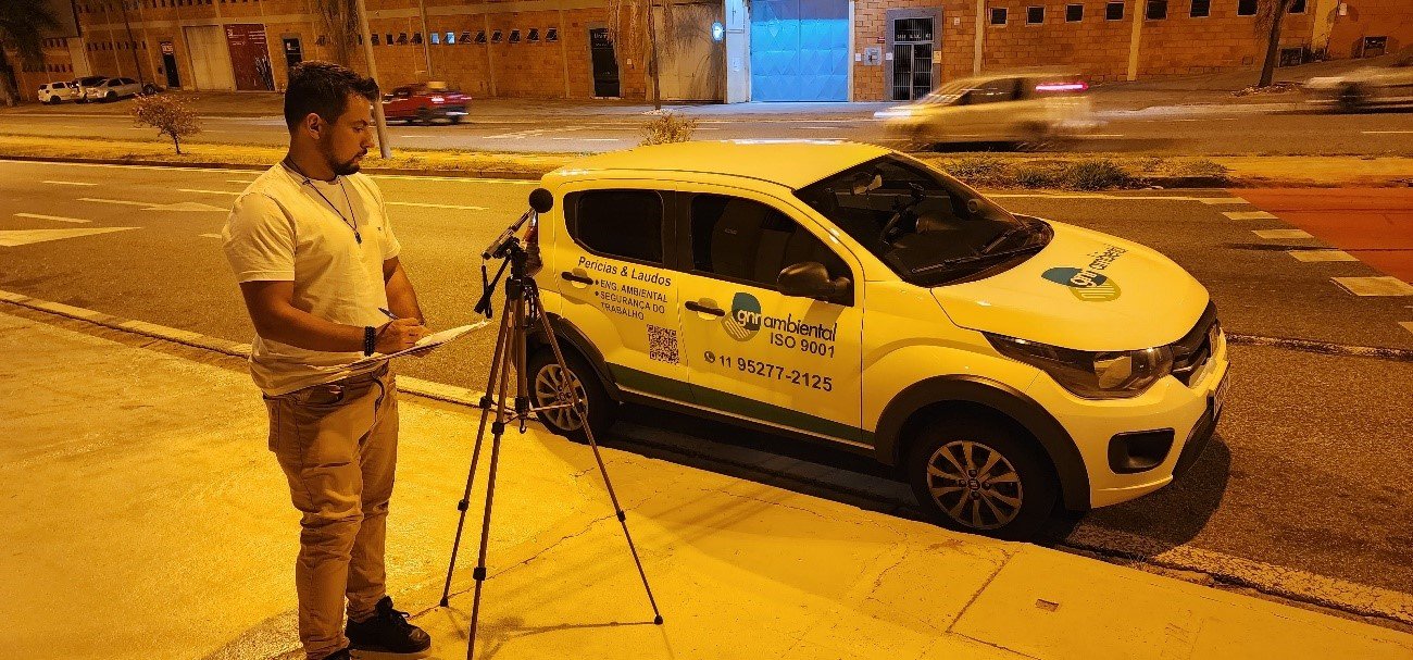 medição de ruído e poluentes de gerador a diesel em São Paulo NBR 10151 NBR 6016