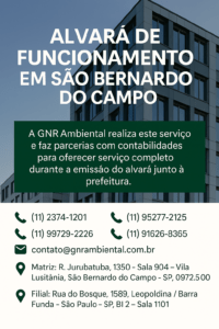 alvará de funcionamento São Bernardo do Campo SBC