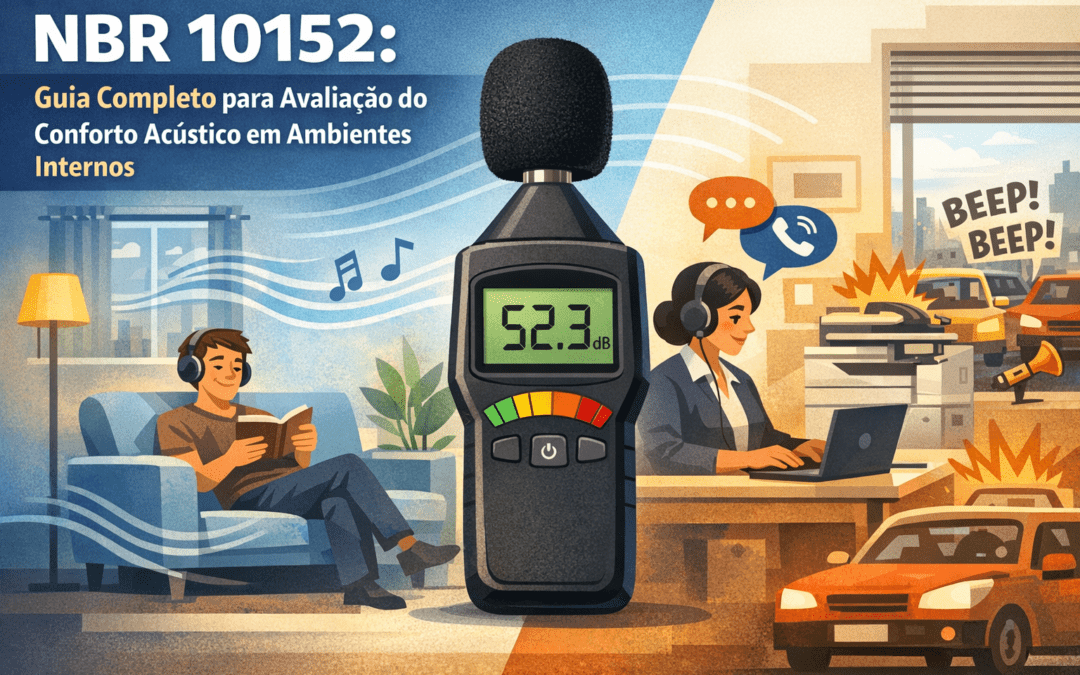 NBR 10152: guia completo para avaliação do conforto acústico em ambientes internos
