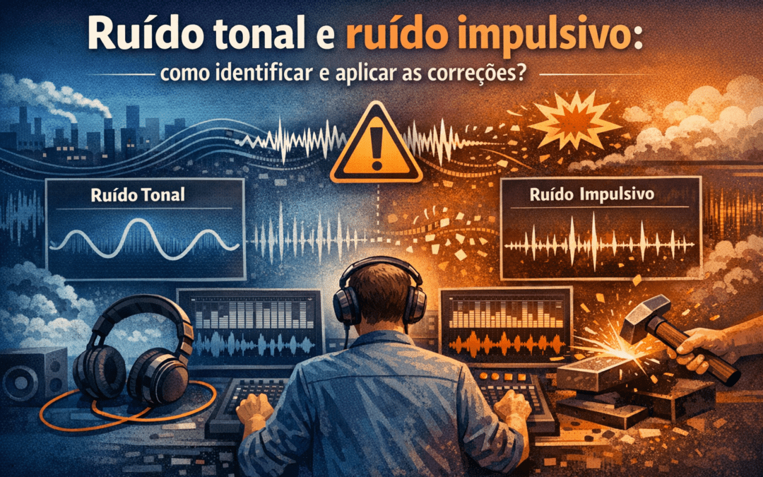 Ruído tonal e ruído impulsivo: como identificar e aplicar as correções?