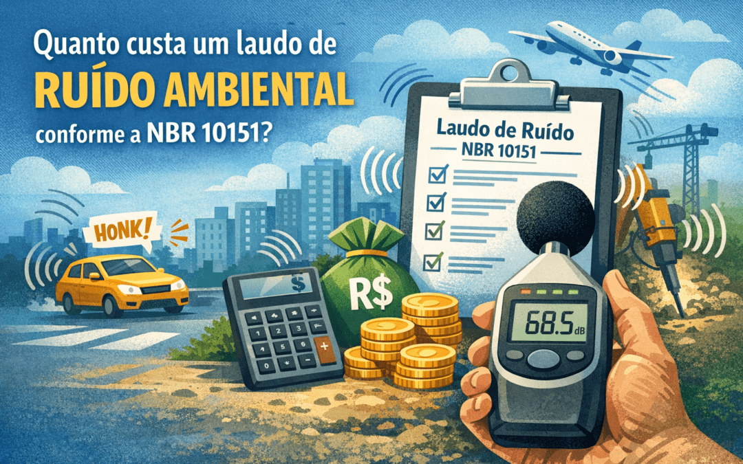 Quanto custa um laudo de ruído ambiental conforme a NBR 10151?