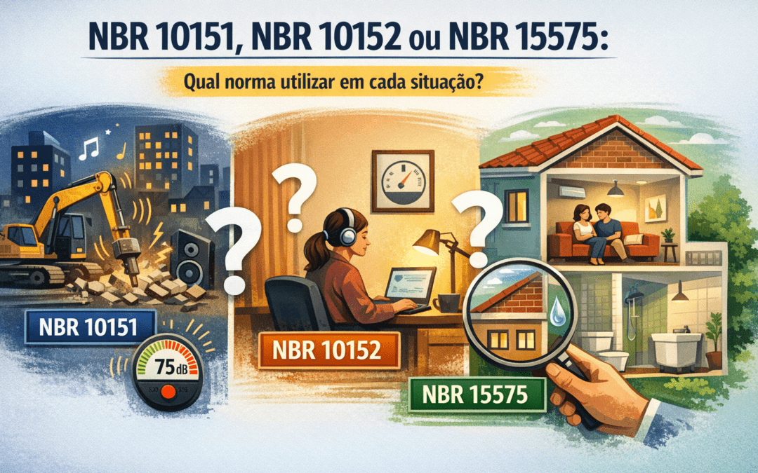NBR 10151, NBR 10152 ou NBR 15575: qual norma utilizar em cada situação?