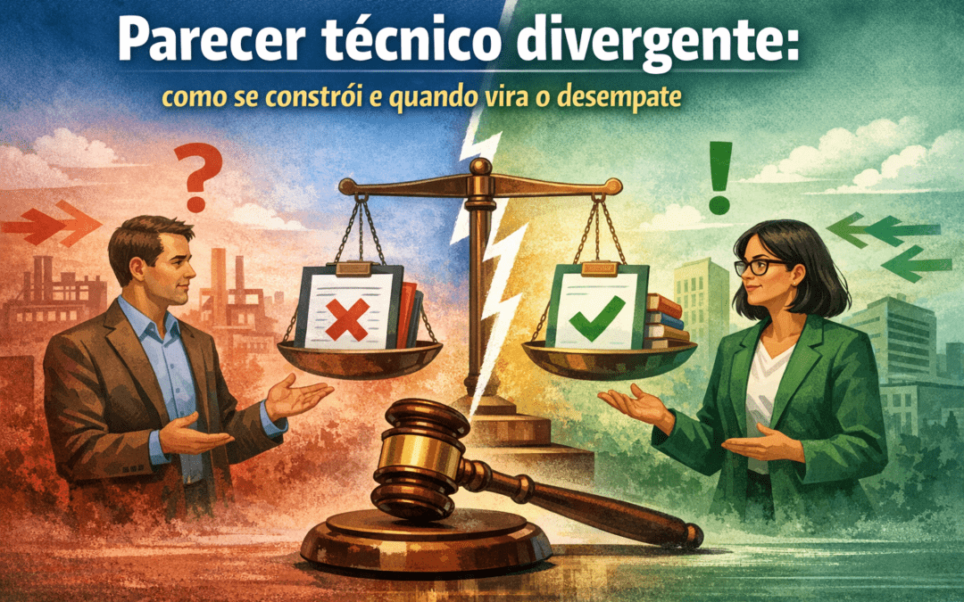 Parecer técnico divergente: como se constrói e quando vira o desempate
