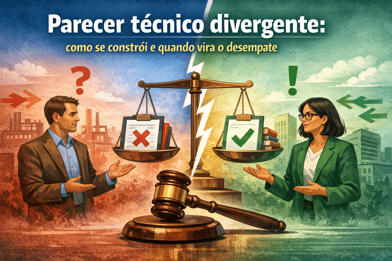 Parecer técnico divergente: como se constrói e quando vira o desempate