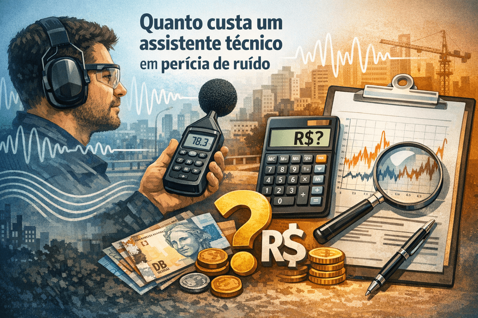 Quanto custa um assistente técnico em perícia de ruído