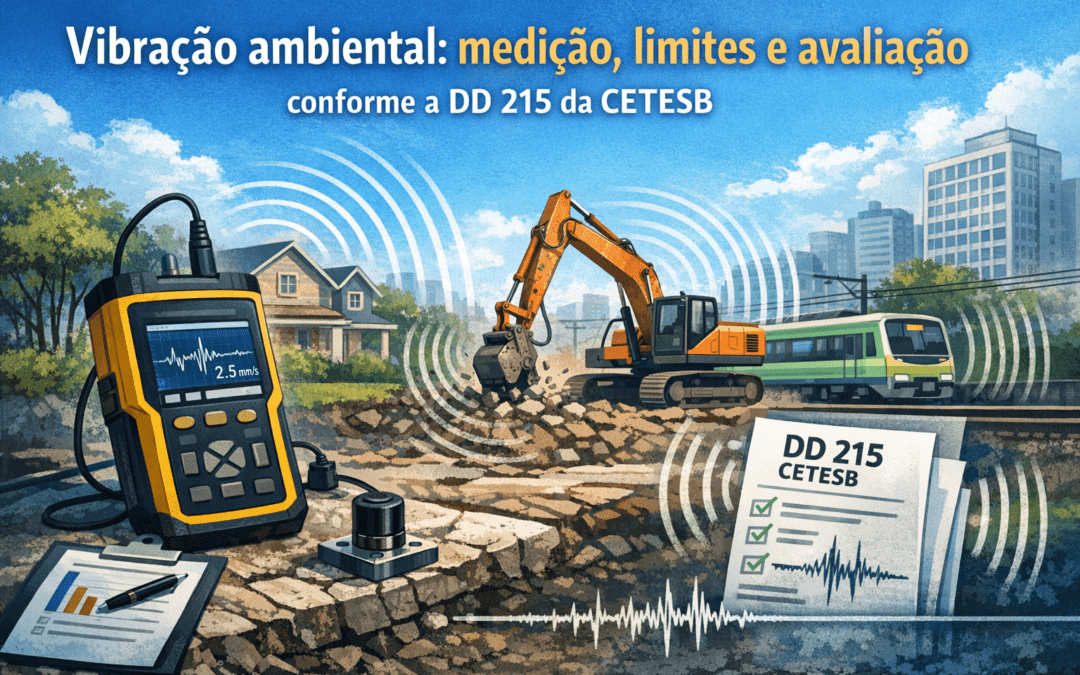 Vibração ambiental: medição, limites e avaliação conforme a DD 215 da CETESB
