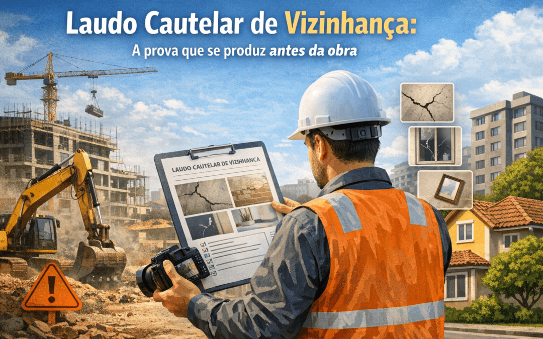 Laudo cautelar de vizinhança: a prova que se produz antes da obra