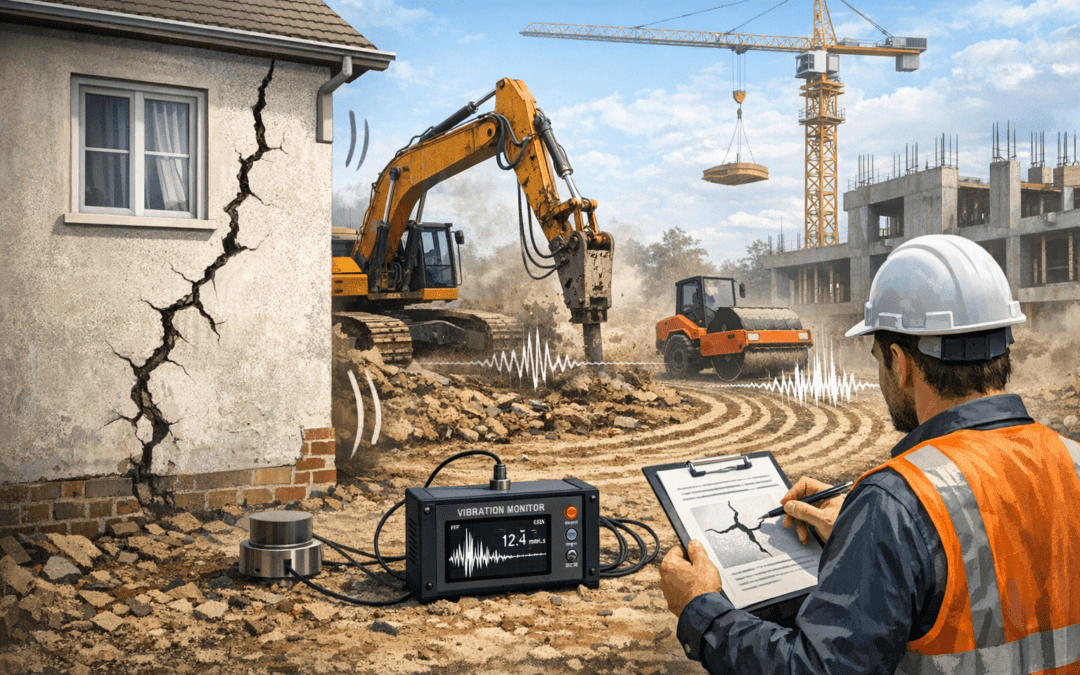 Vibração de obras pode causar trincas? Como realizar uma avaliação técnica