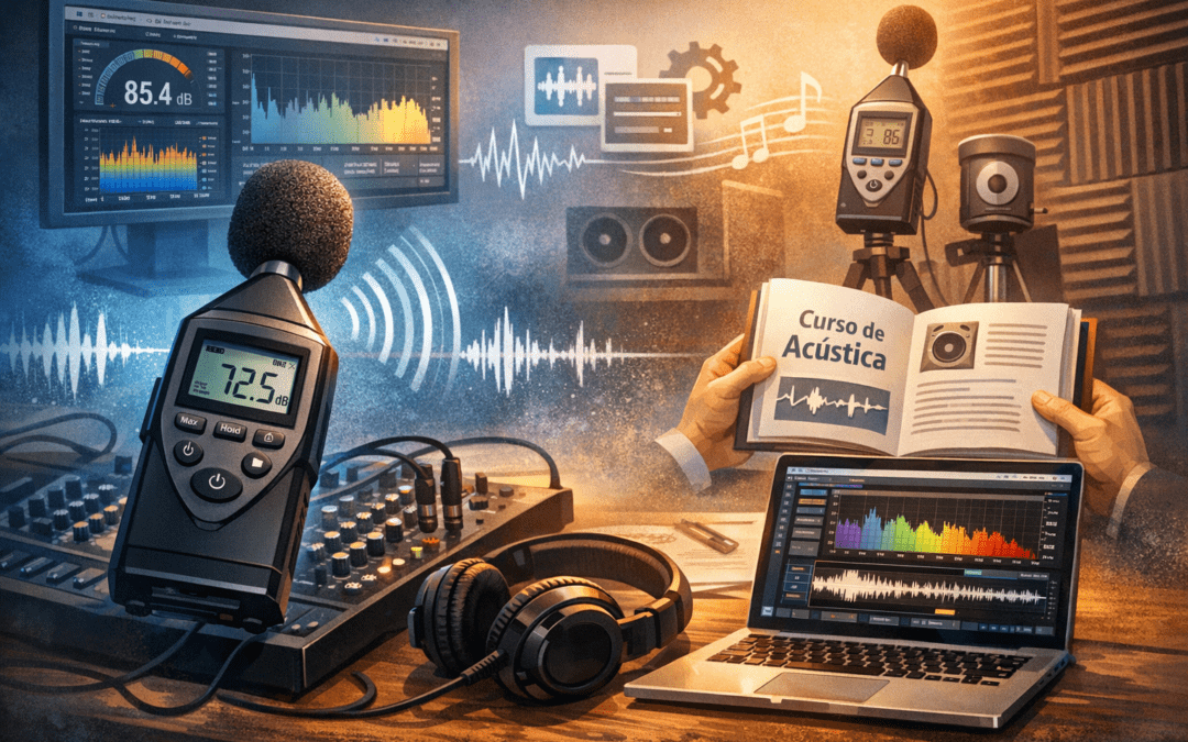 Ferramentas para acústica: sonômetros, softwares, cursos e equipamentos
