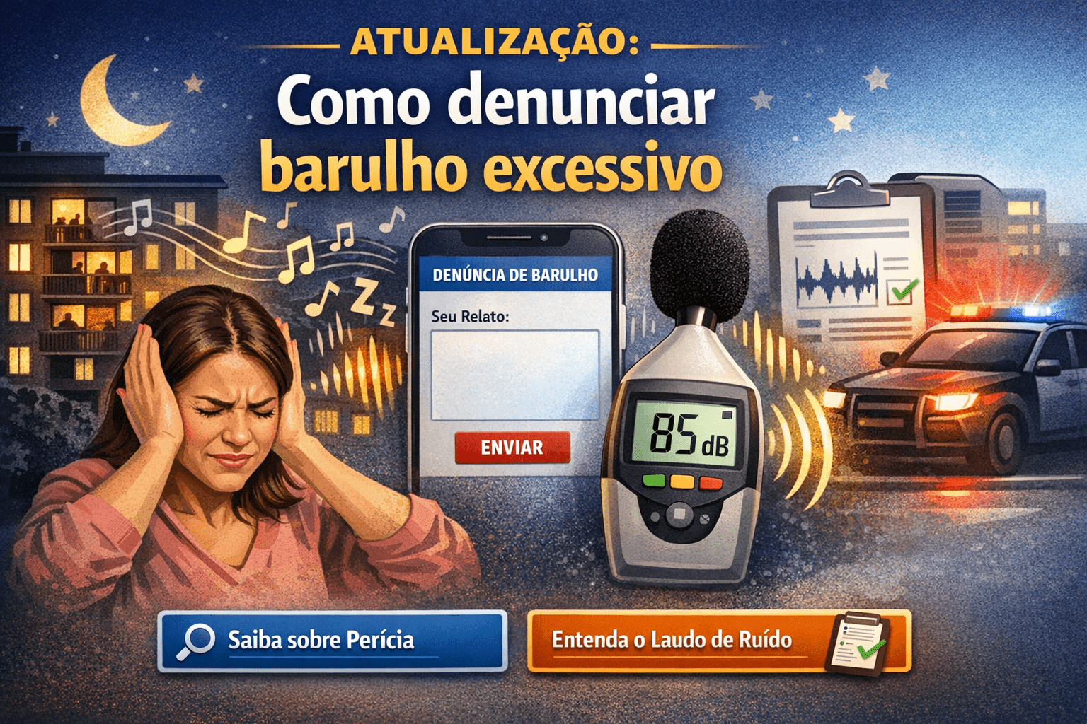 ATUALIZAÇÃO: “Como denunciar barulho excessivo” (post nº 1 do site) ganha CTA, captura e links para /pericia e /laudo-de-ruido