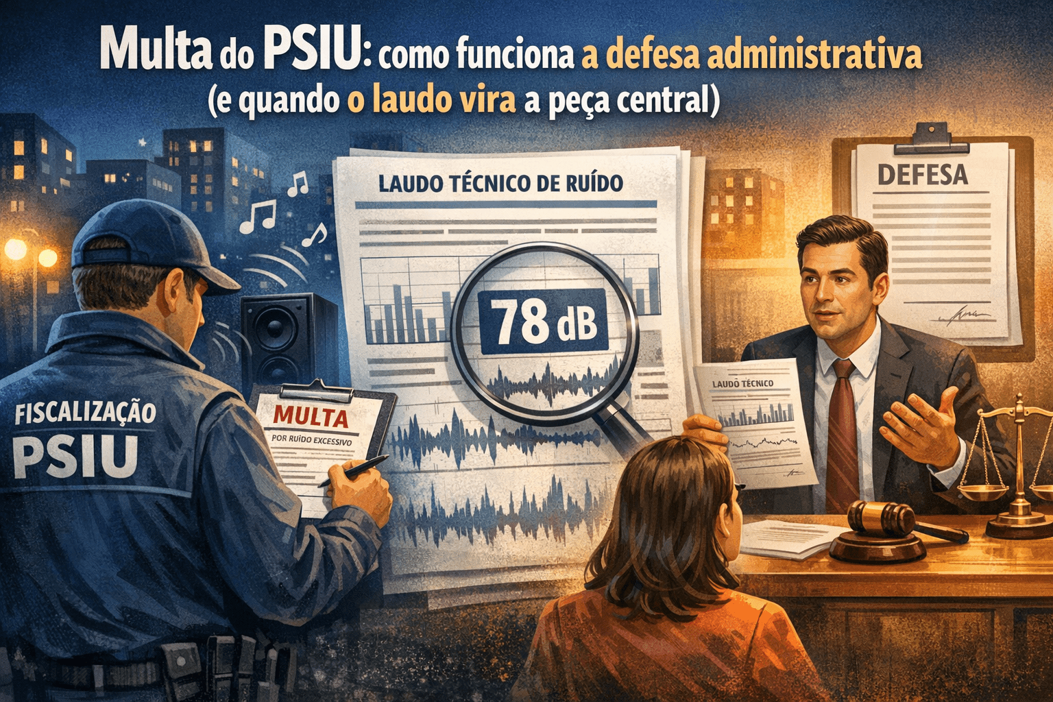 Multa do PSIU: como funciona a defesa administrativa (e quando o laudo vira a peça central)