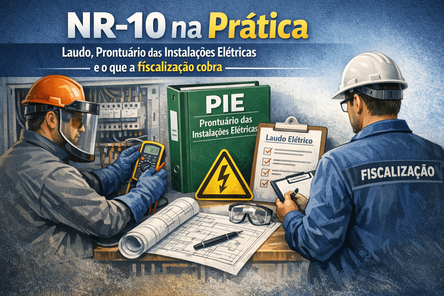 NR-10 na prática: laudo, Prontuário das Instalações Elétricas (PIE) e o que a fiscalização cobra