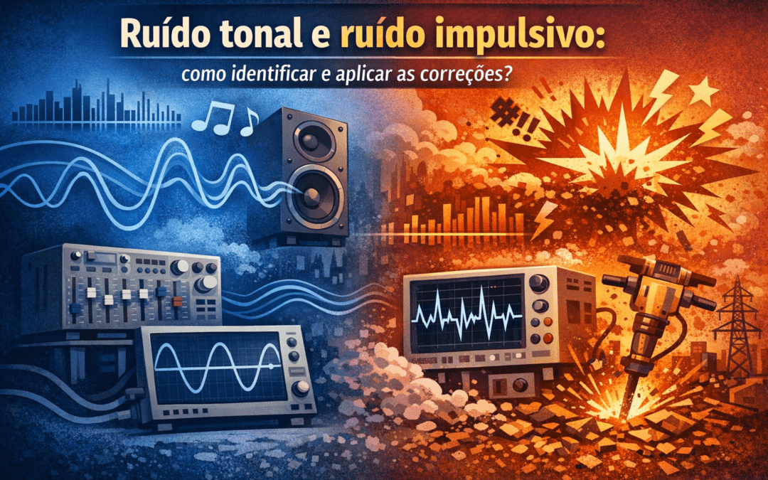 Ruído tonal e ruído impulsivo: como identificar e aplicar as correções?