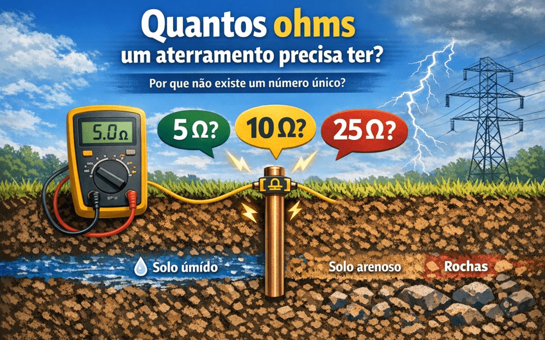 Quantos ohms um aterramento precisa ter? Por que não existe um número único