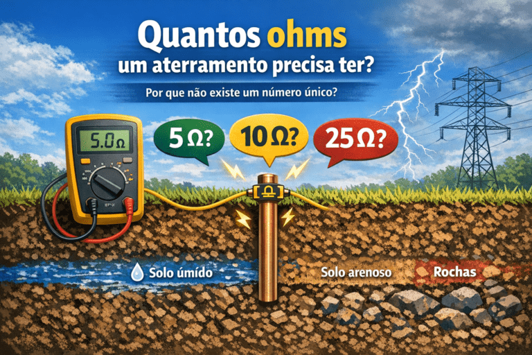 Quantos ohms um aterramento precisa ter? Por que não existe um número único