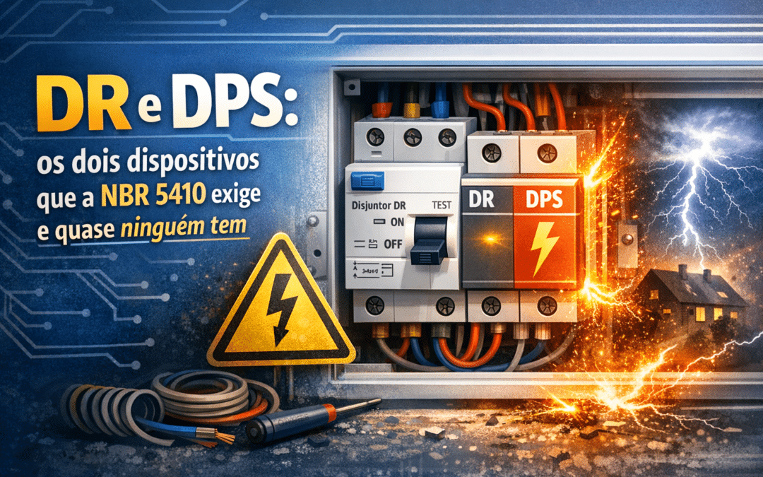 DR e DPS: os dois dispositivos que a NBR 5410 exige e quase ninguém tem