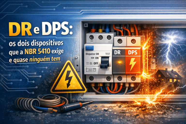 DR e DPS: os dois dispositivos que a NBR 5410 exige e quase ninguém tem