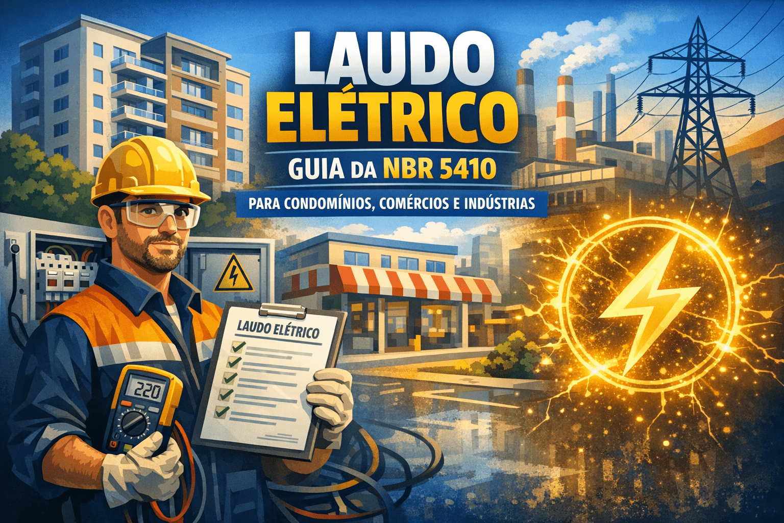 Laudo elétrico: o guia da NBR 5410 para condomínios, comércios e indústrias (POST-PILAR)