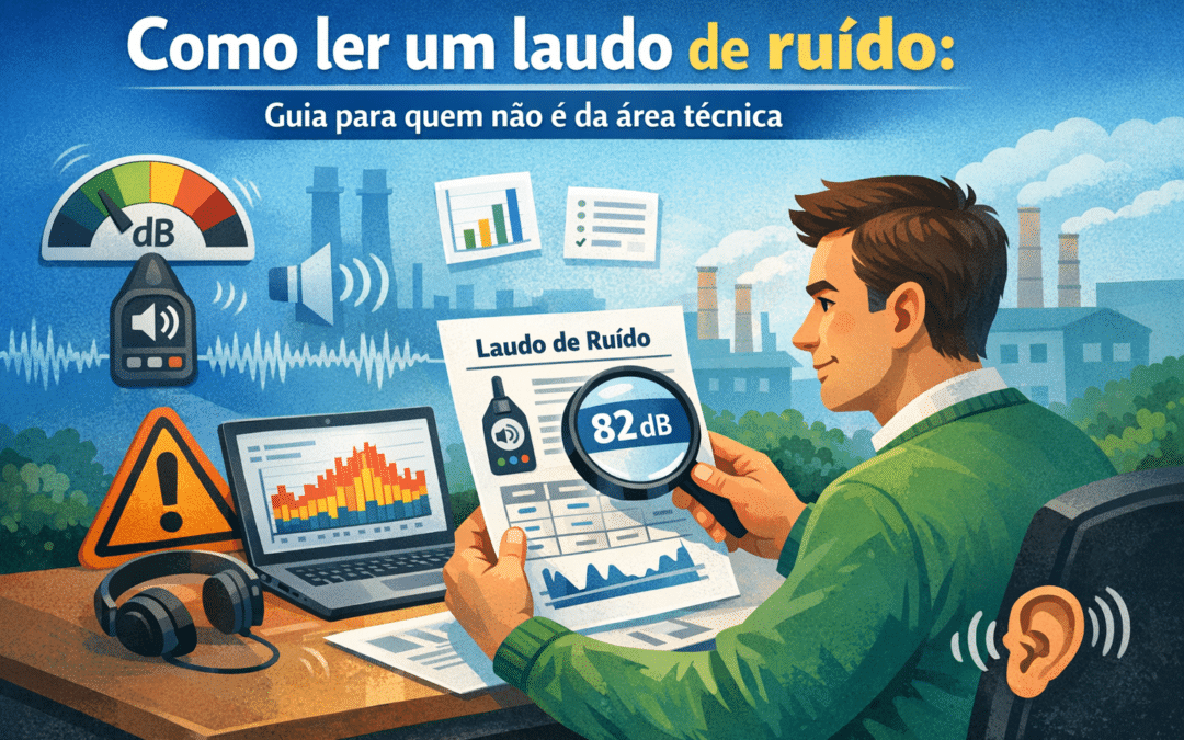 Como ler um laudo de ruído: guia para quem não é da área técnica
