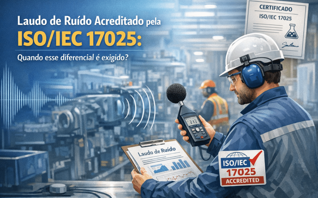 Laudo de ruído acreditado pela ISO/IEC 17025: quando esse diferencial é exigido?