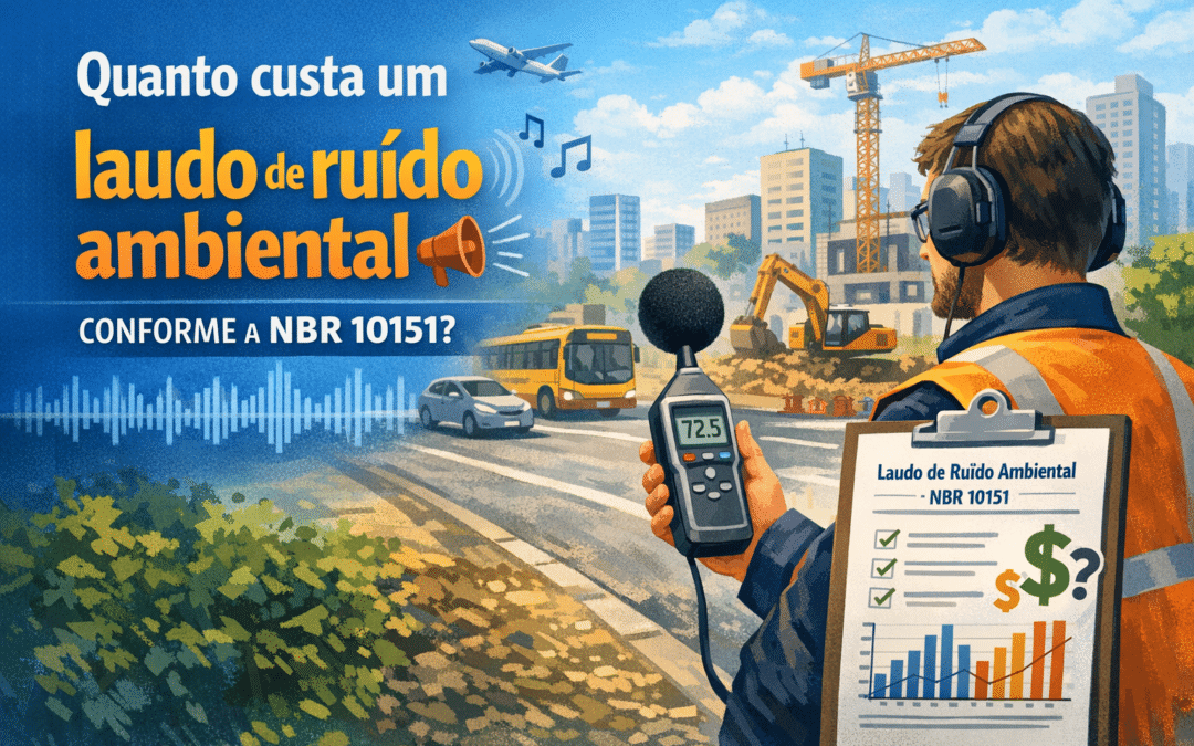 Quanto custa um laudo de ruído ambiental conforme a NBR 10151?