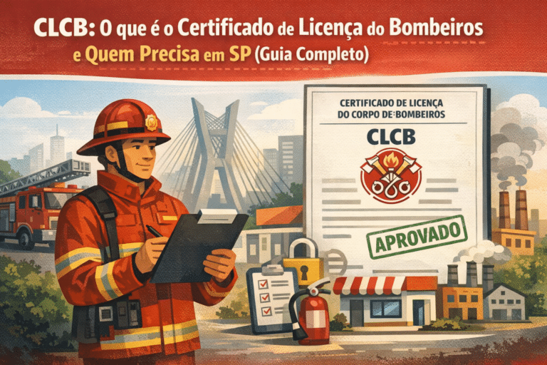 CLCB: o que é o Certificado de Licença do Corpo de Bombeiros e quem precisa em SP (guia completo)