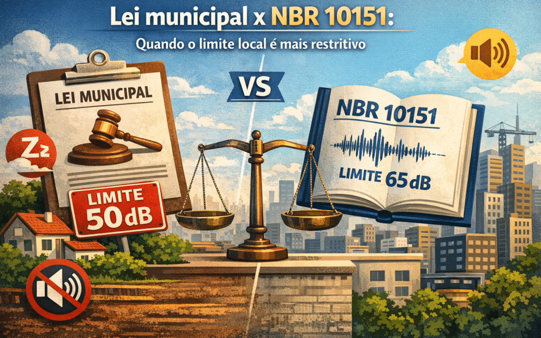 Lei municipal x NBR 10151: quando o limite local é mais restritivo
