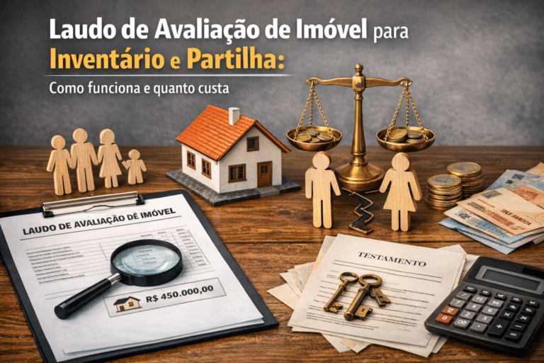 Laudo de avaliação de imóvel para inventário e partilha: como funciona e quanto custa