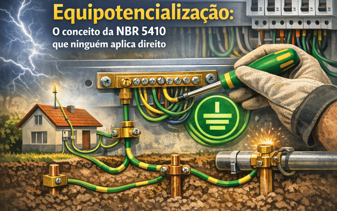 Equipotencialização: o conceito da NBR 5410 que ninguém aplica direito