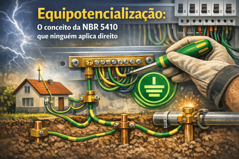 Equipotencialização: o conceito da NBR 5410 que ninguém aplica direito
