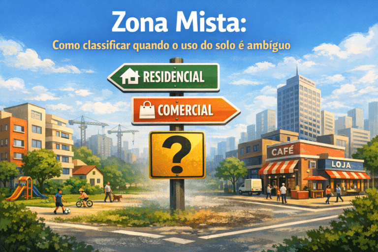 Zona mista: como classificar quando o uso do solo é ambíguo